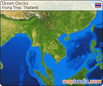 Green Gecko satellite map