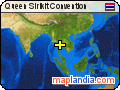 Queen Sirikit Convention satellite map