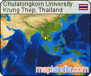 Chulalongkorn University satellite map