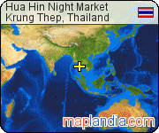 Hua Hin Night Market satellite map