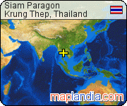 Siam Paragon satellite map