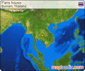 Pans house satellite map