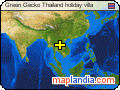 Green Gecko Thailand holiday villa satellite map