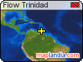 Flow Trinidad satellite map