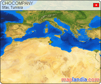 CHOCOMPANY's map homepage