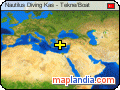Nautilus Diving Kas - Tekne/Boat satellite map