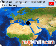 Nautilus Diving Kas - Tekne/Boat satellite map
