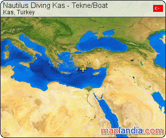 Nautilus Diving Kas - Tekne/Boat satellite map