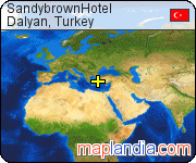 SandybrownHotel's map homepage
