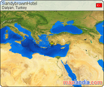 SandybrownHotel's map homepage
