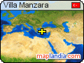 Villa Manzara's map homepage