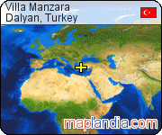 Villa Manzara's map homepage