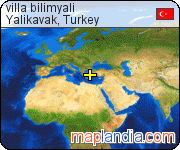 villa bilimyali satellite map