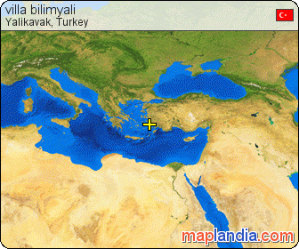 villa bilimyali satellite map