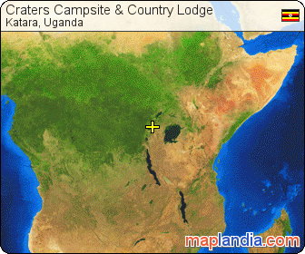 Craters Campsite & Country Lodge satellite map
