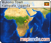 Mukono Town satellite map