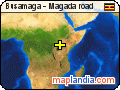 Busamaga - Magada road satellite map