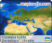 Kozatska buhta satellite map