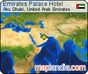 Emirates Palace Hotel satellite map