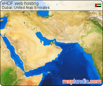 eHDF web hosting satellite map