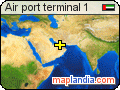 Air port terminal 1 satellite map