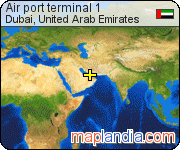 Air port terminal 1 satellite map
