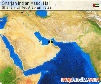 Sharjah Indian Asso. Hall satellite map