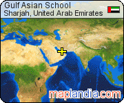 Gulf Asian School satellite map