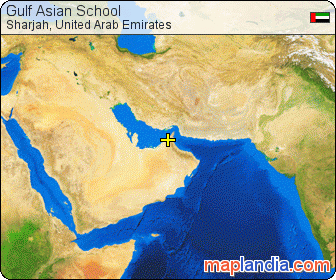 Gulf Asian School satellite map