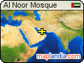 Al Noor Mosque satellite map