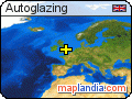 Autoglazing satellite map