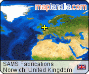 SAMS Fabrications satellite map