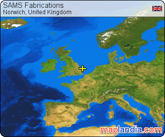 SAMS Fabrications satellite map