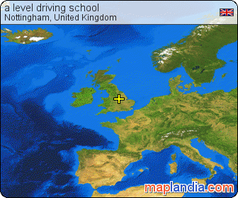 a level driving school satellite map