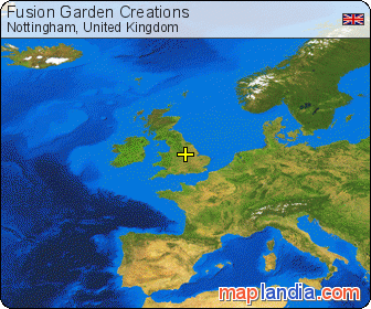 Fusion Garden Creations satellite map
