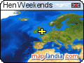Hen Weekends satellite map