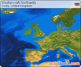 Shuttercraft Northants satellite map