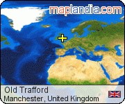 Old Trafford satellite map