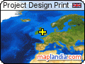 Project Design Print satellite map