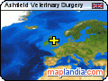 Ashfield Veterinary Surgery satellite map