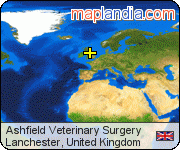 Ashfield Veterinary Surgery satellite map