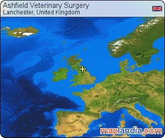 Ashfield Veterinary Surgery satellite map