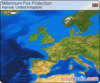 Millennium Fire Protection satellite map