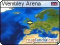 Wembley Arena satellite map