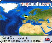 Xara Computers satellite map