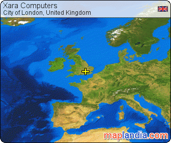 Xara Computers satellite map