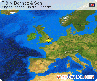 F & M Bennett & Son satellite map