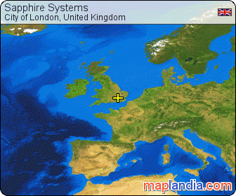 Sapphire Systems satellite map