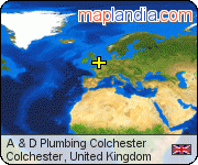 A & D Plumbing Colchester satellite map