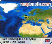 David Brown Skip Hire & Recycling satellite map